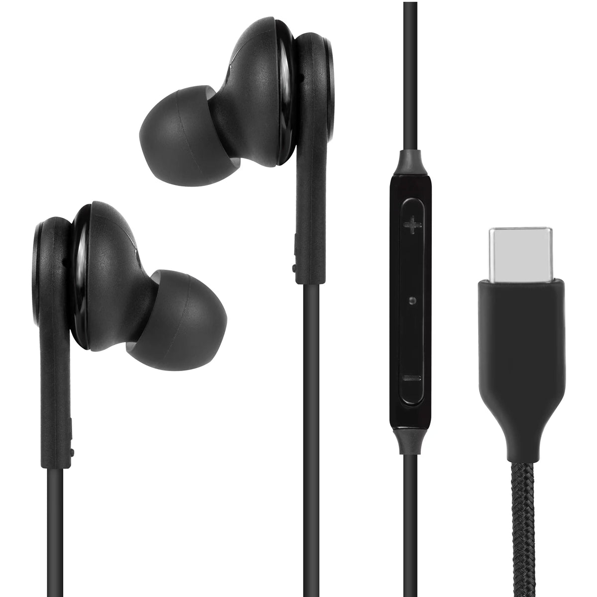 25W Type C UL Certified Charger with 4FT USB C Cable and USB Type C Headphones U726738