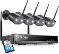 2K 8 Channel CCTV NVR with Hard Drive 1TB and 4pcs 1080P WiFi IP Camera M602954