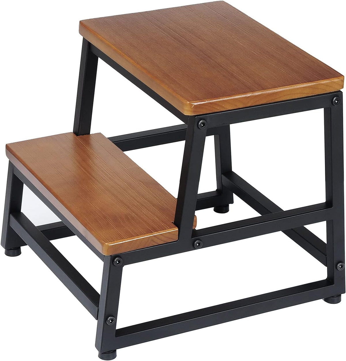 Dark Walnut Bed Steps 500lb Load Capacity Pack of 2 P2146