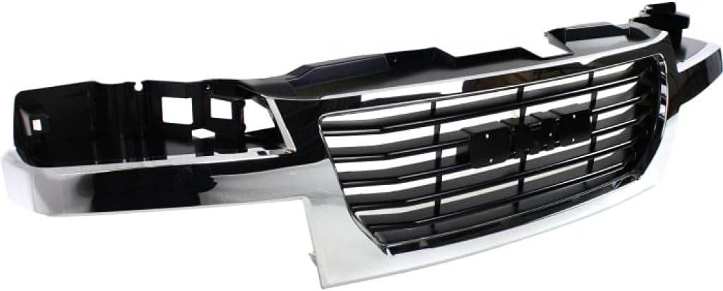 Grille Assembly Chrome Shell Black Insert Plastic D70864