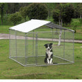 10x10ft Outdoor Dog Kennel Cage Enclosure with Cover C201378