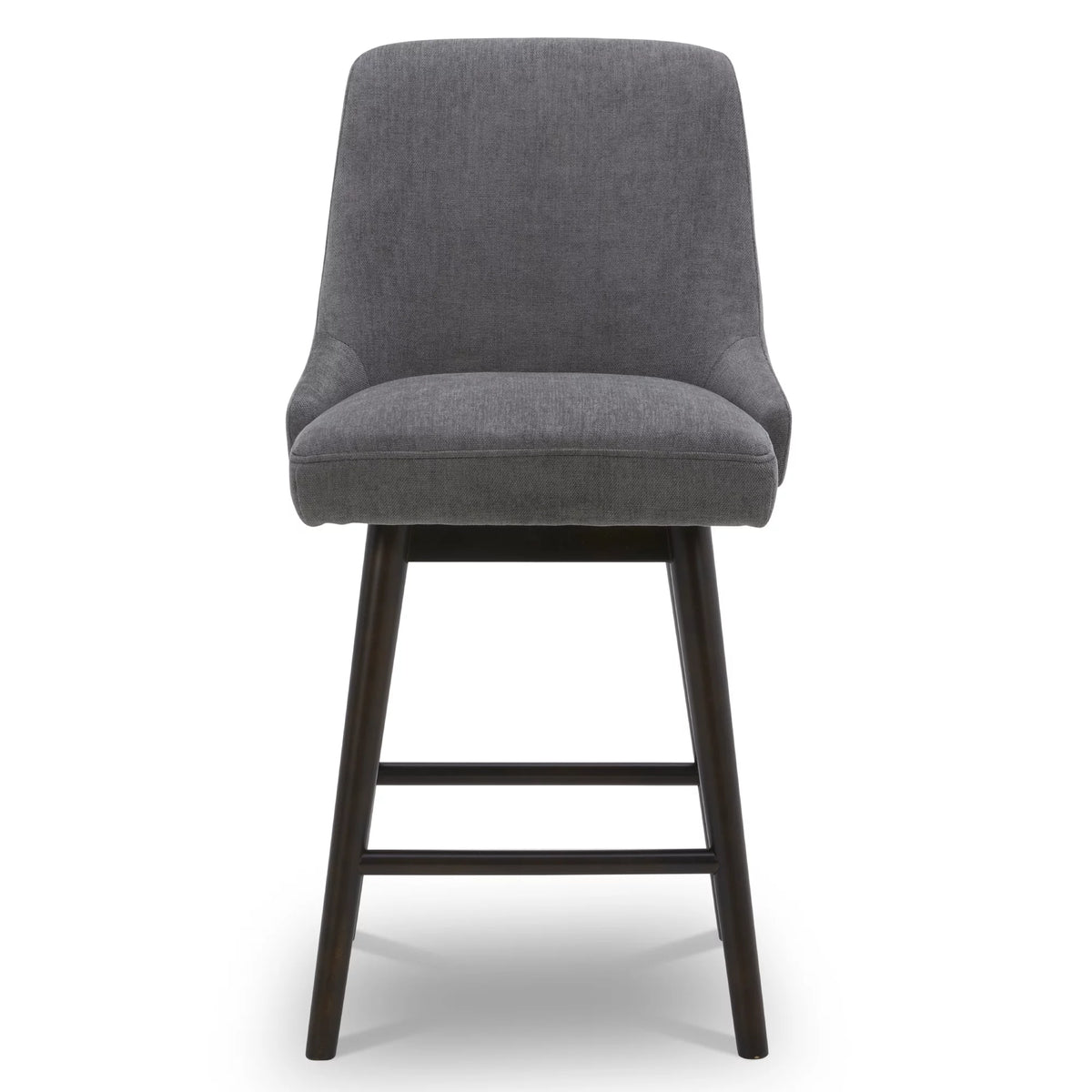 26 inch Swivel Upholstered Fabric Barstool T948