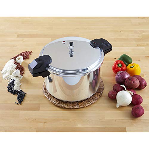 16-Quart Silver Aluminum Pressure Cooker C141557