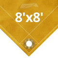 10 oz Tan Canvas Tarps 8' x 8' N268840