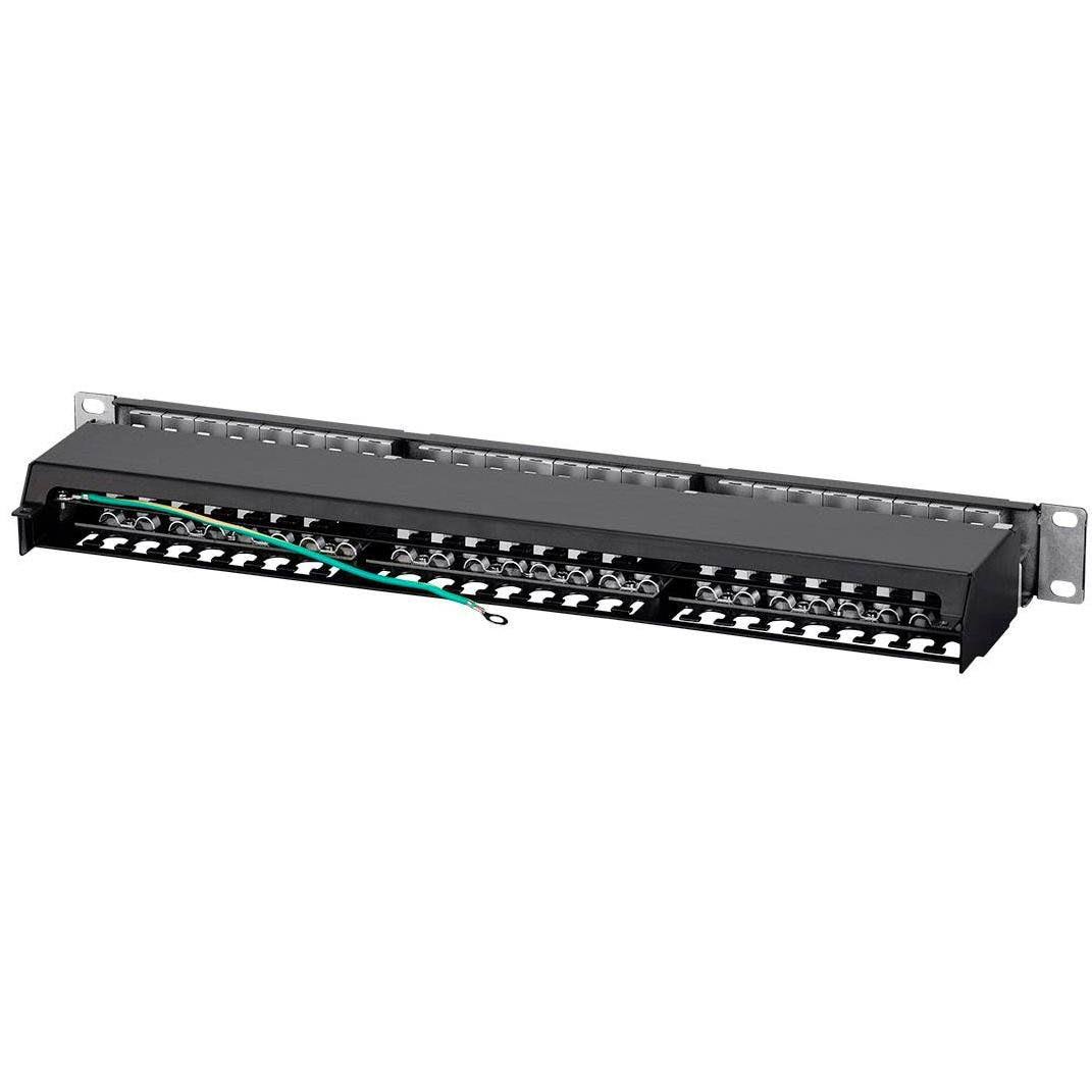 Cat6a 1U Shielded Patch Panel, 48 RJ45 Ports G905199