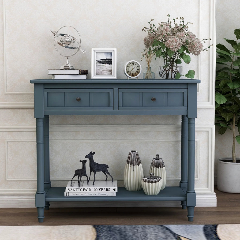 35.4" Console Table with 2 Drawers R601136