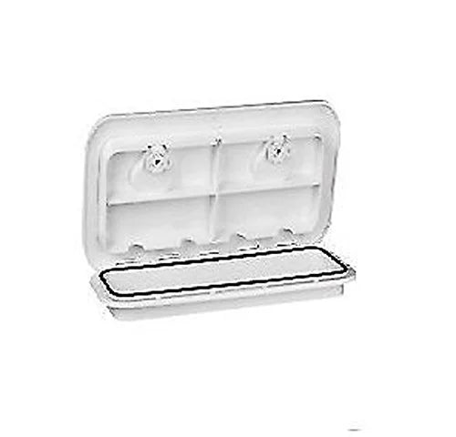 Marine Boat Deck Access Hatch & Lid 23.9" x 9.5" White F3486
