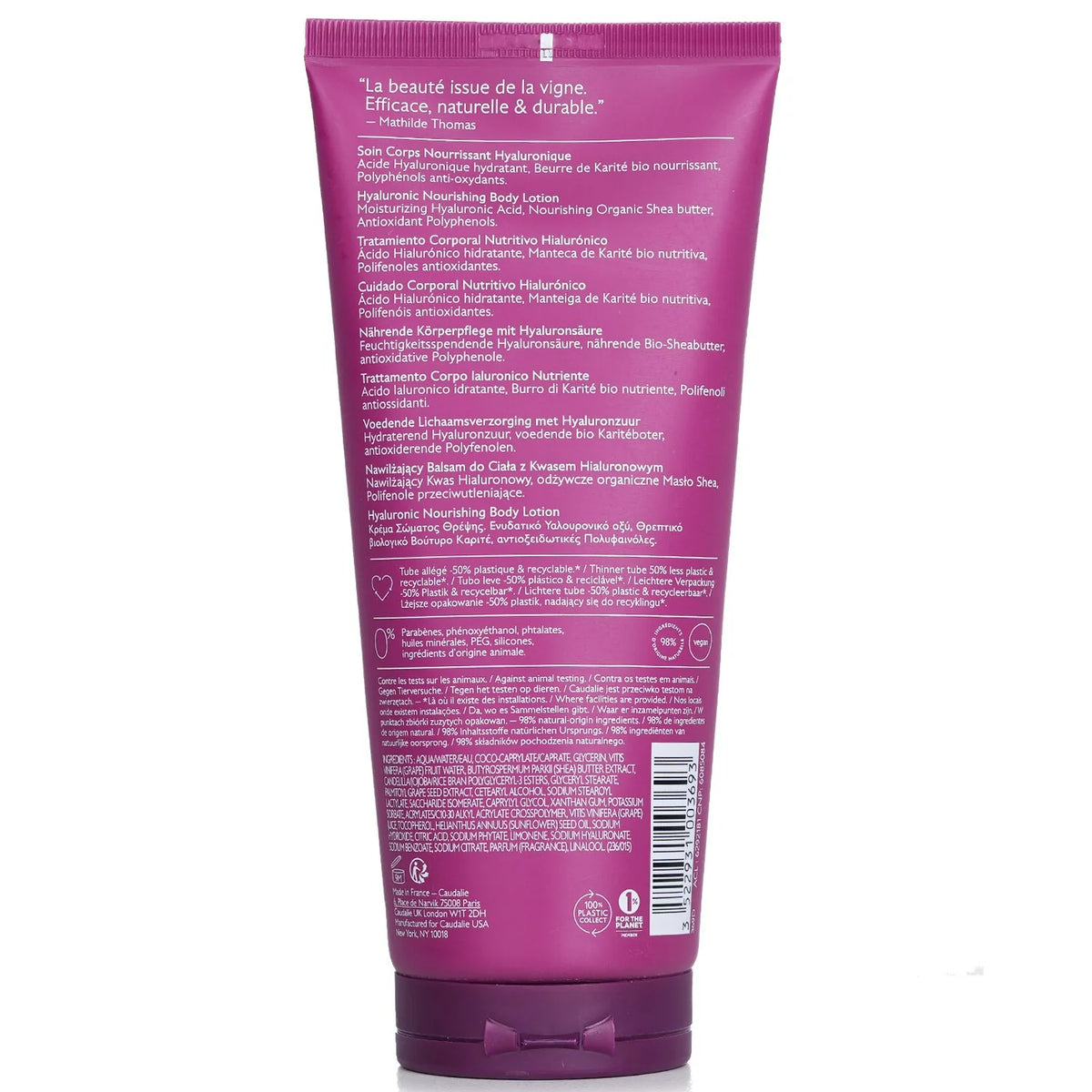 Hyaluronic Nourishing Body Lotion 400ml O7814