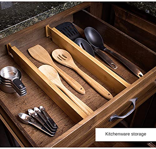Bamboo Drawer Dividers Set of 4 Adjustable 13"-17" Y8653