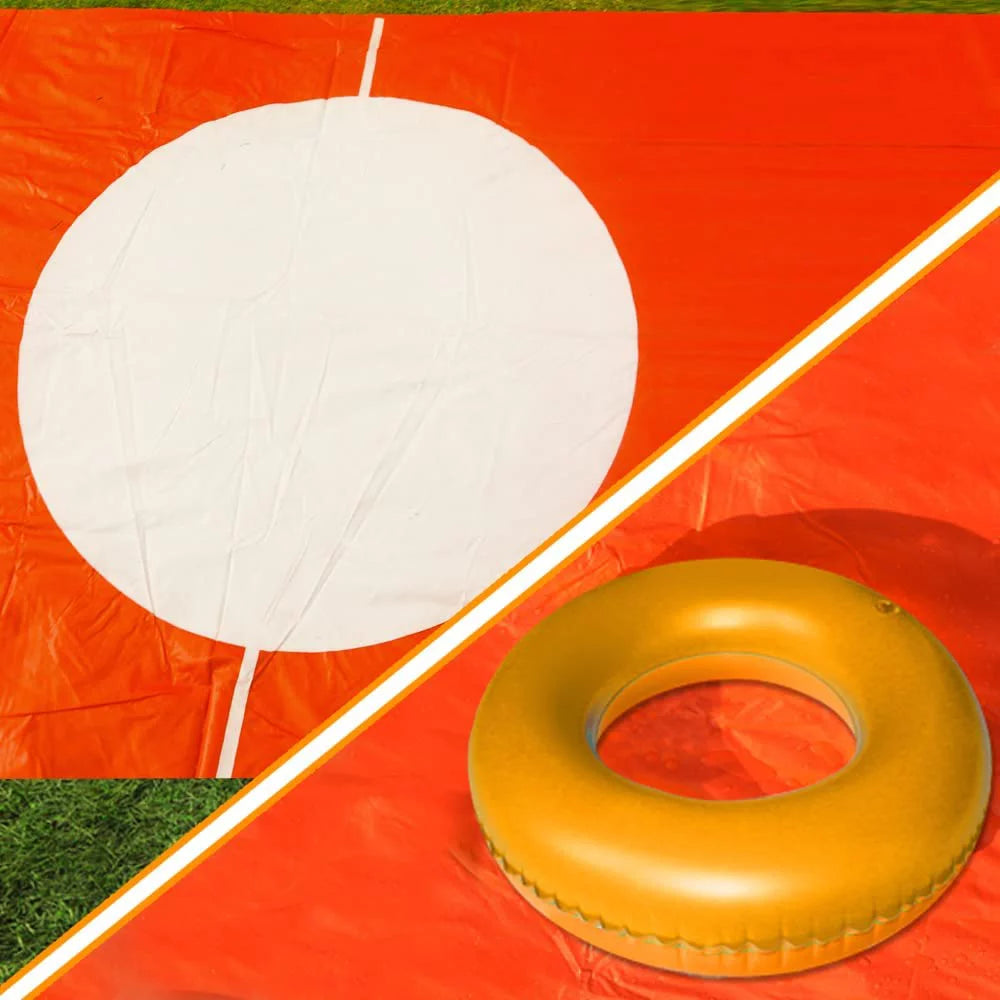 Water Slide 33Ft x 5Ft with 2 Sliding Ring N2522