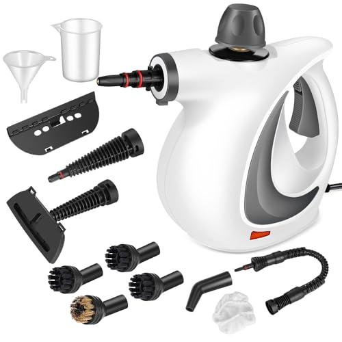 Handheld Pressurized Steam Cleaner with 12 pcs Accessories I154218