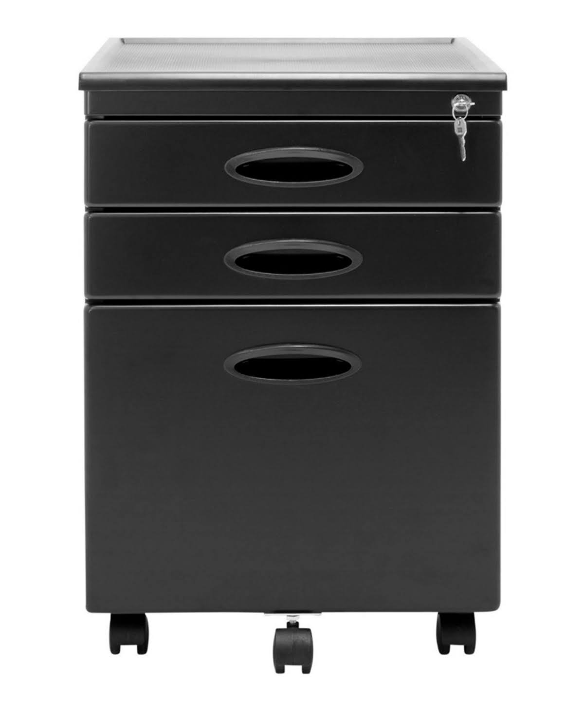 Black File Cabinet O9792