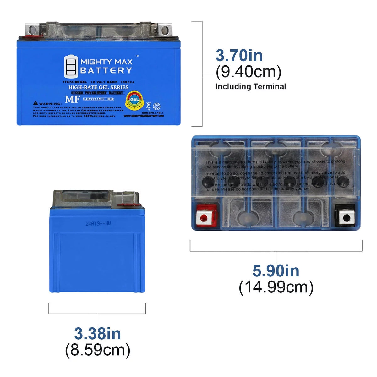 12V GEL Battery with Charger R140767