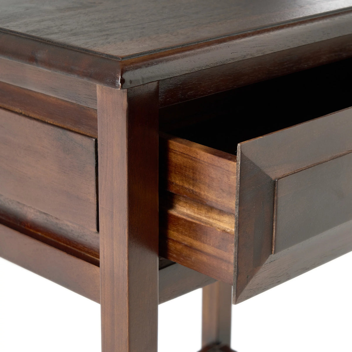27" Acacia Wood Side Table S4432