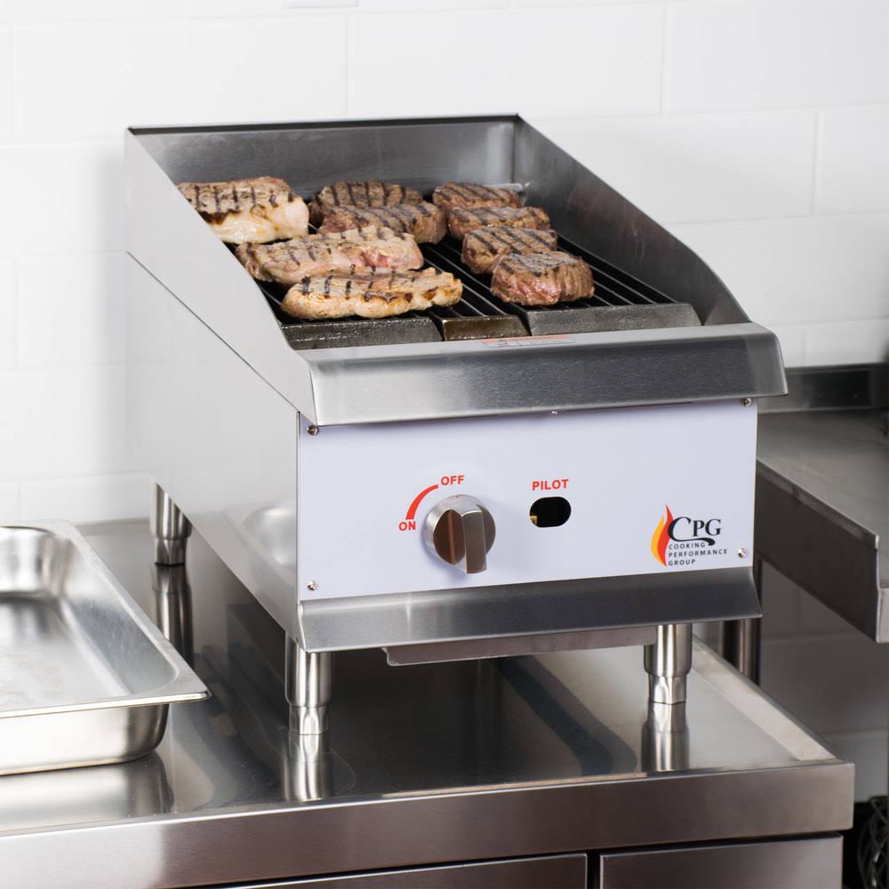 Gas Countertop Radiant Charbroiler 40,000 BTU N806025