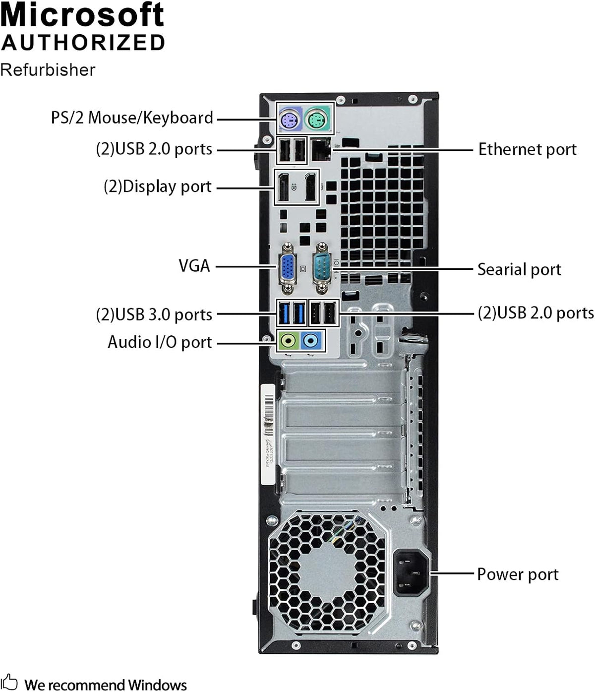 Intel Core i3-4130 3.4 GHz 8GB RAM 500GB HDD Desktop Computer U7187