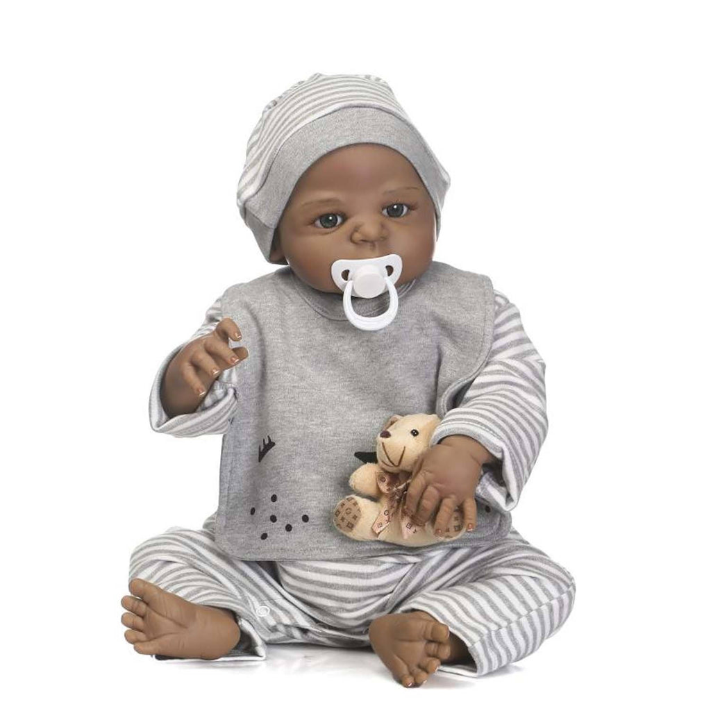 Black Reborn Baby Boy Dolls I7437