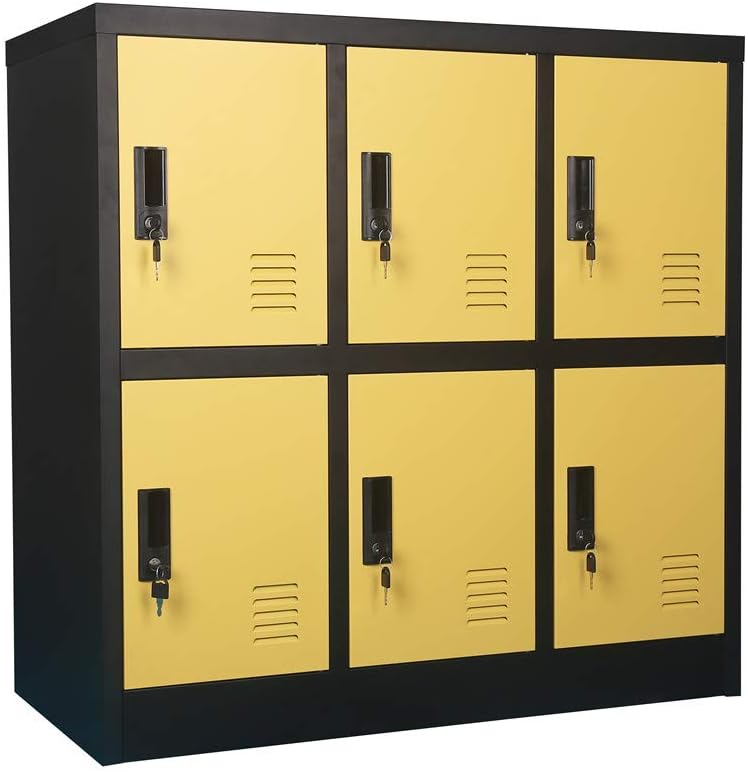 Blue Small Office Storage Locker Cabinet U82545