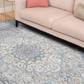 5x8 Area Rug Navy Gray V150489