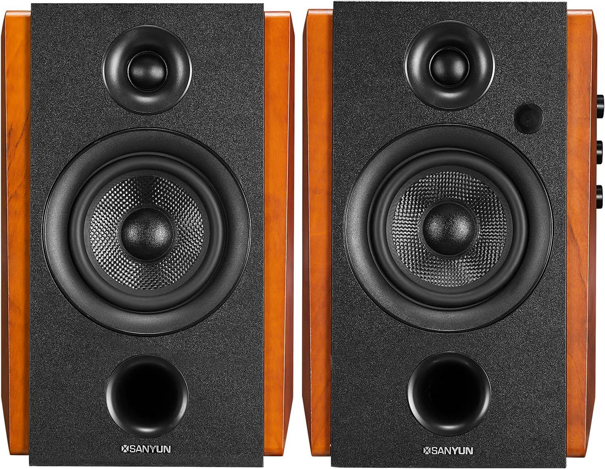 Active Bookshelf Speakers with Carbon Fiber Speaker Unit X58729