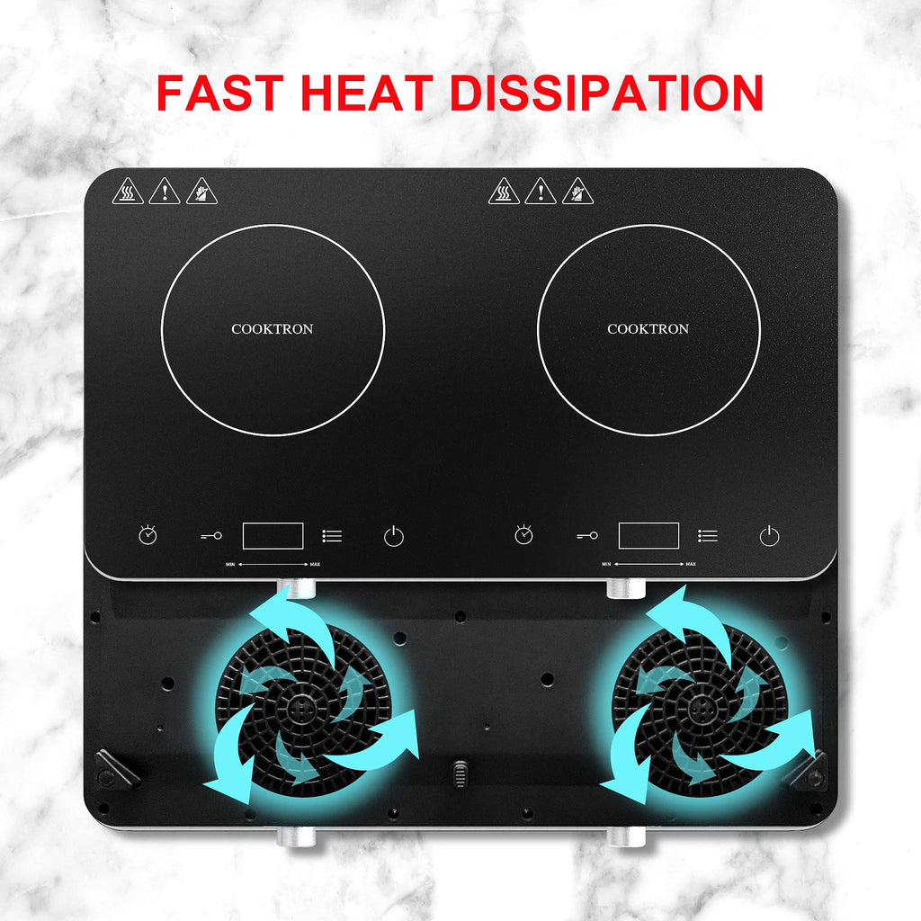 1800W Double Burner Electric Induction Cooktop B81238