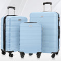 3PCS Lightweight Hardside Luggage Set with TSA Lock X61683
