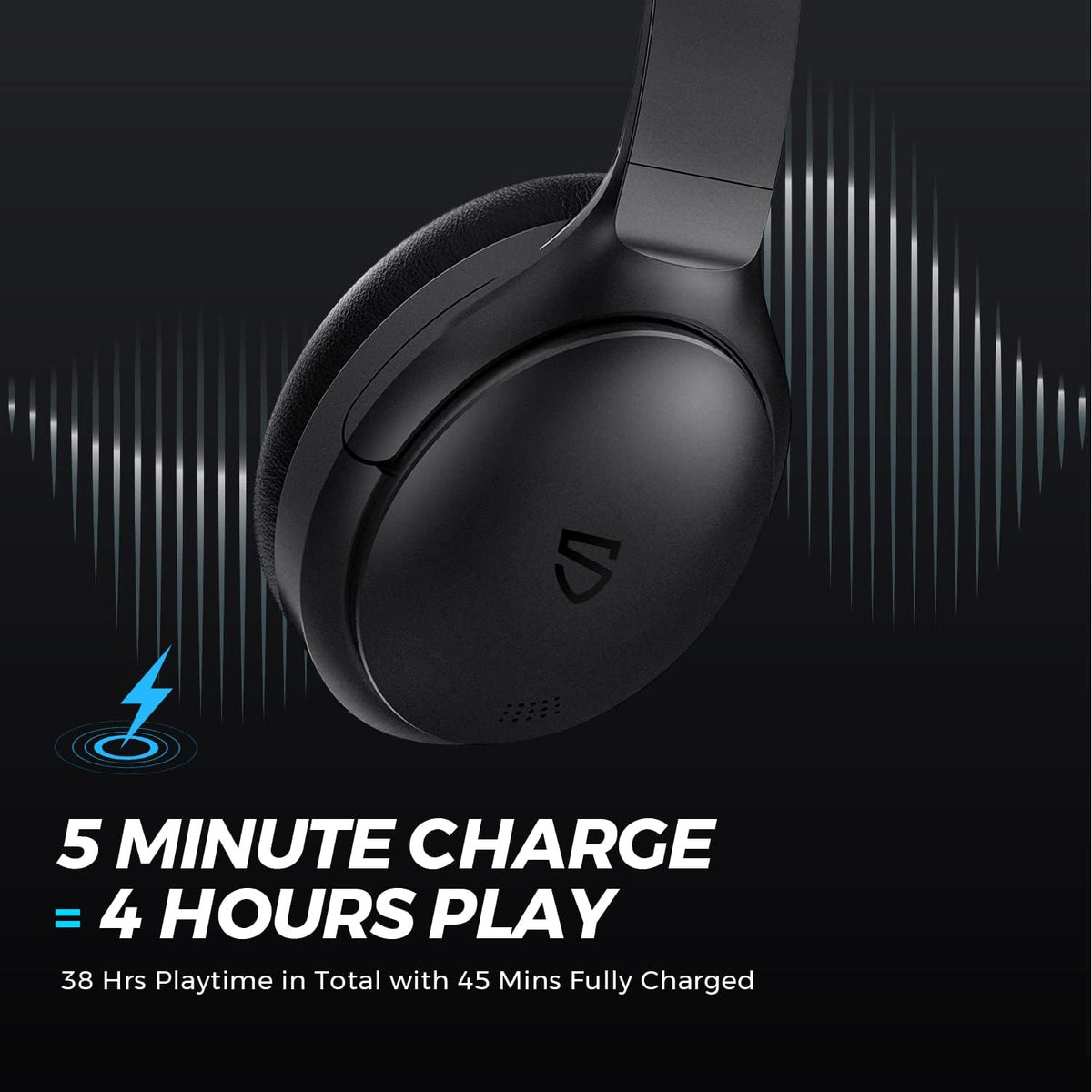 Hybrid Active Noise Cancelling Over Ear Bluetooth Headphones B828451