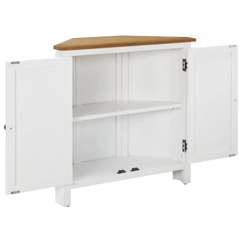 Solid Oak Wood Corner Cabinet N5311
