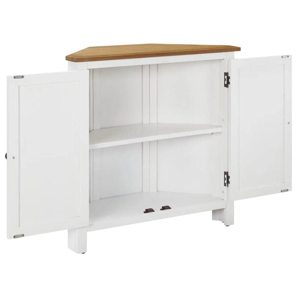 Solid Oak Wood Corner Cabinet N5311