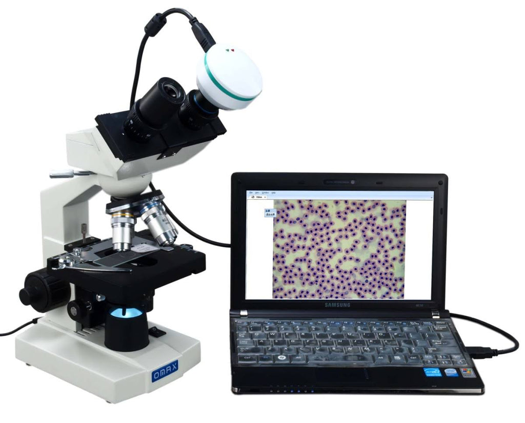 40X-1600X Binocular Compound Microscope with 2.0mp USB Camera Q374964