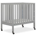 Pebble Grey Folding Crib V7402