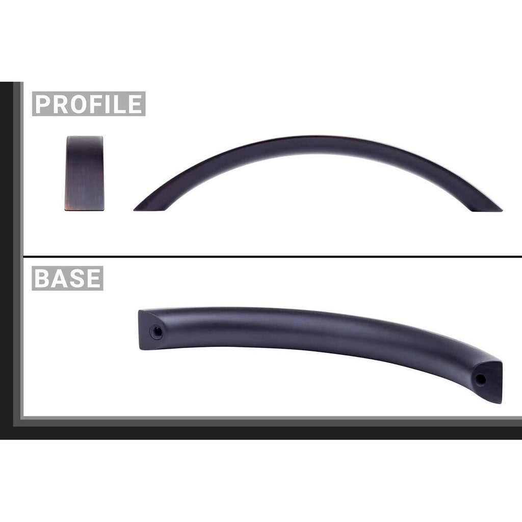 Nickel 10 Pack Arch Cabinet Pull I893