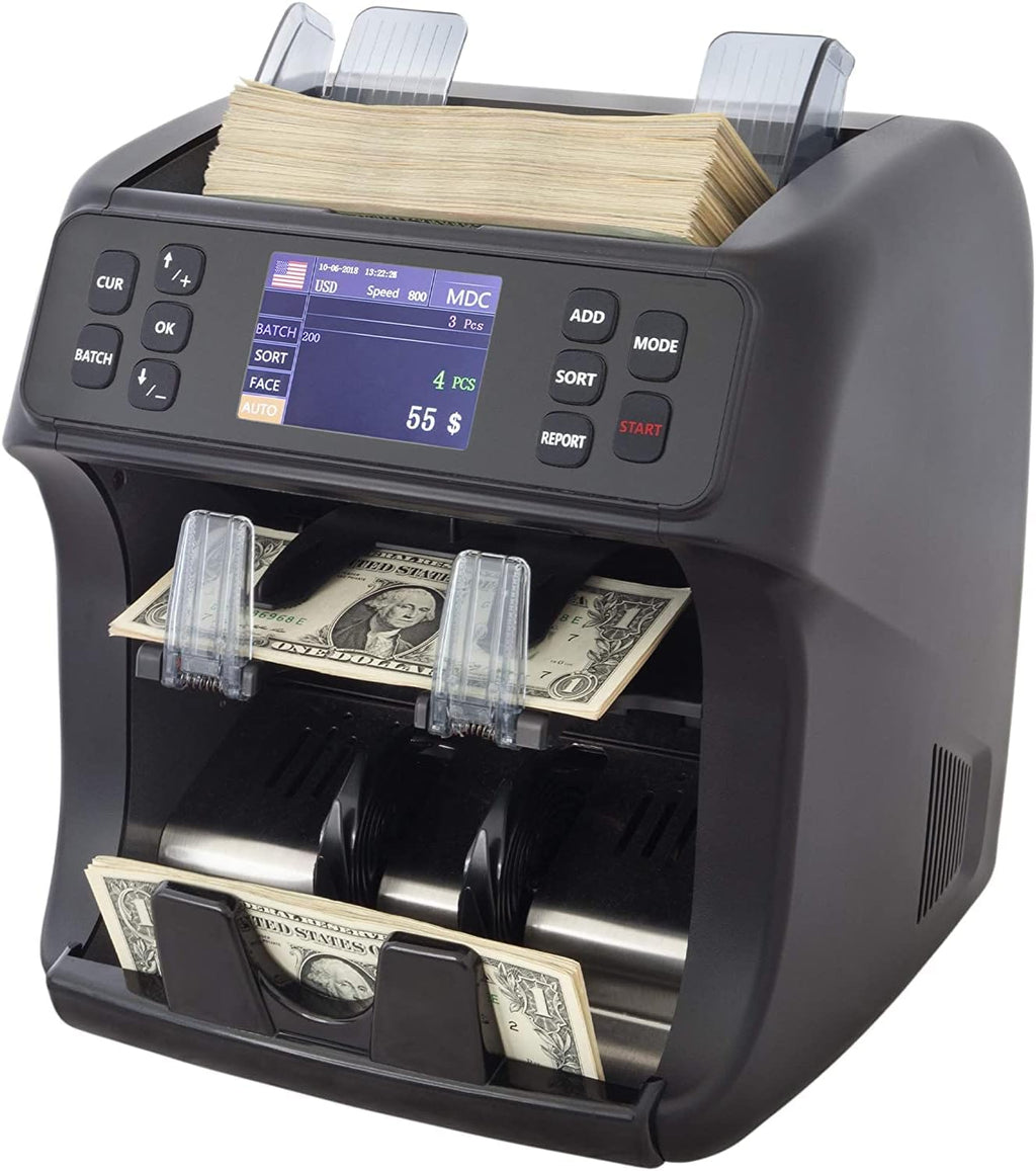 Money Counter Machine Mixed Denomination with Reject Pocket D9913