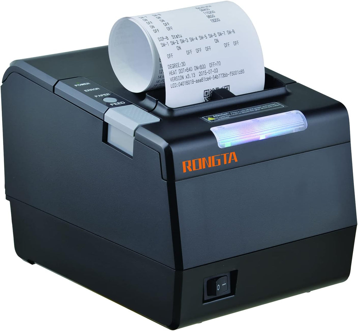 Commercial Direct Thermal Receipt Printer Auto Cutter USB Serial Ethernet 80MM F773324
