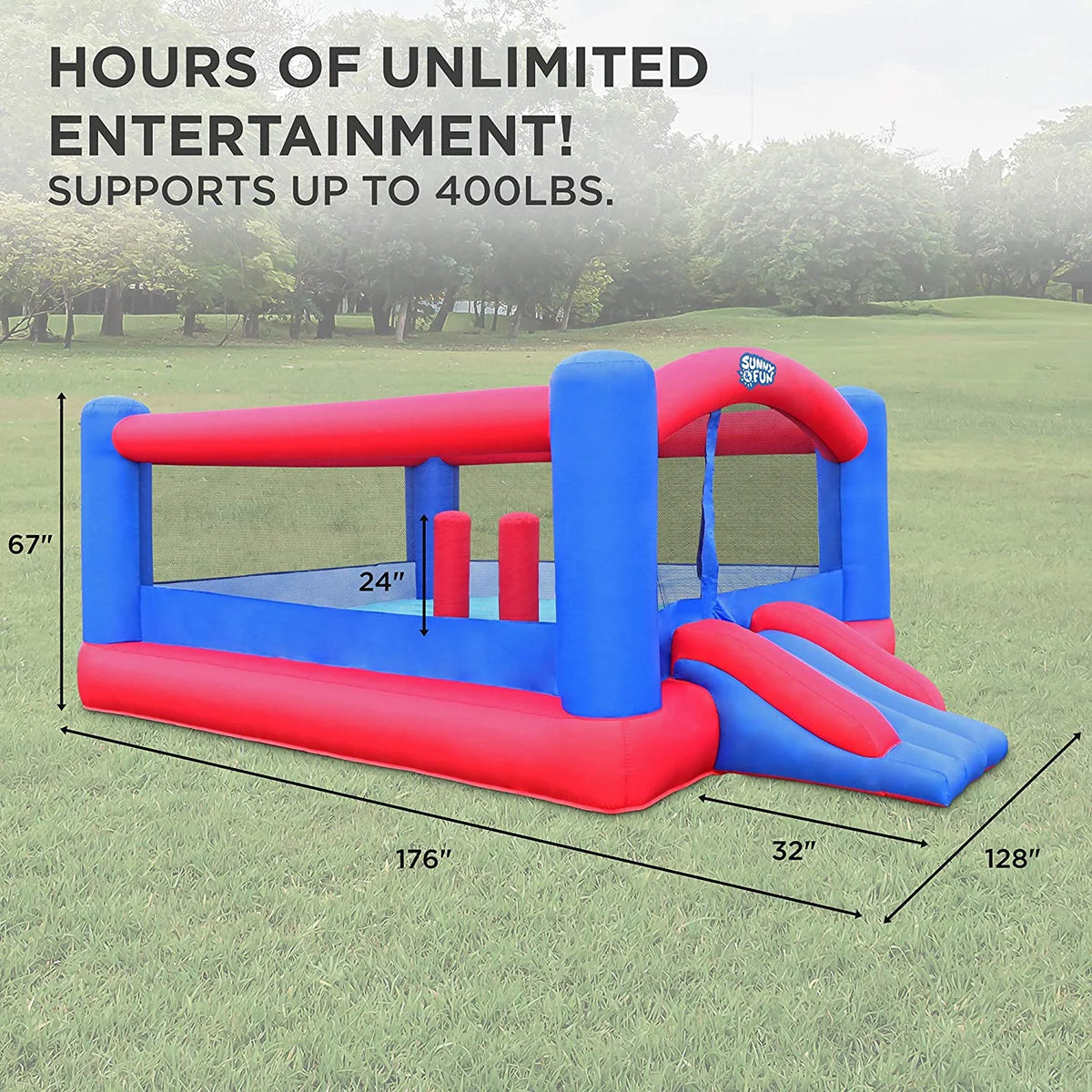 Nylon Inflatable Bouncy House with Blower R65838