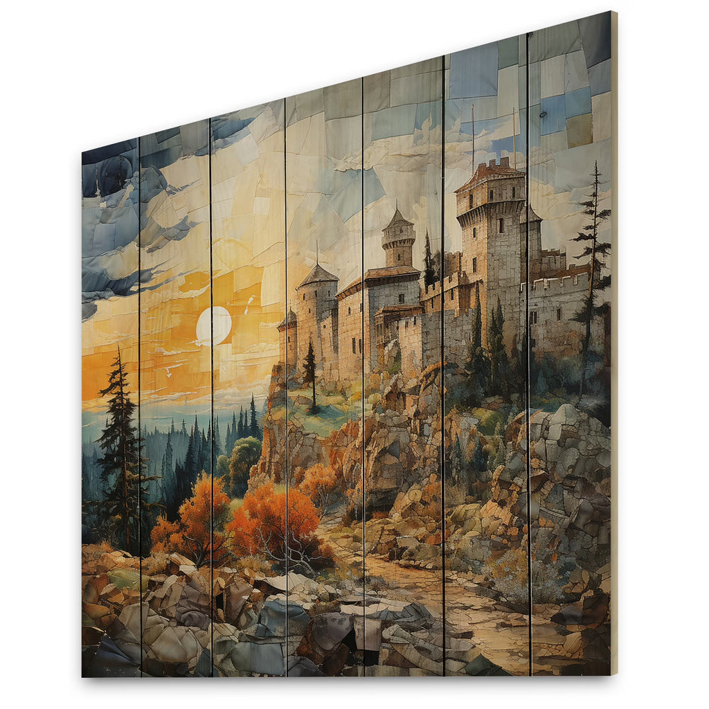Natural Pine Wood Landscapes Print E7940