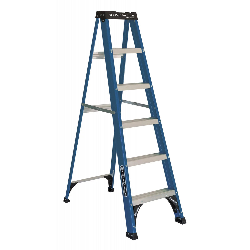 6 ft Fiberglass Step Ladder J182148