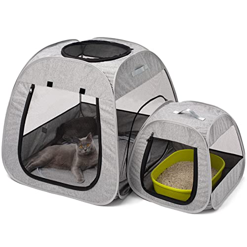 Portable Foldable Cat Playpen D3880