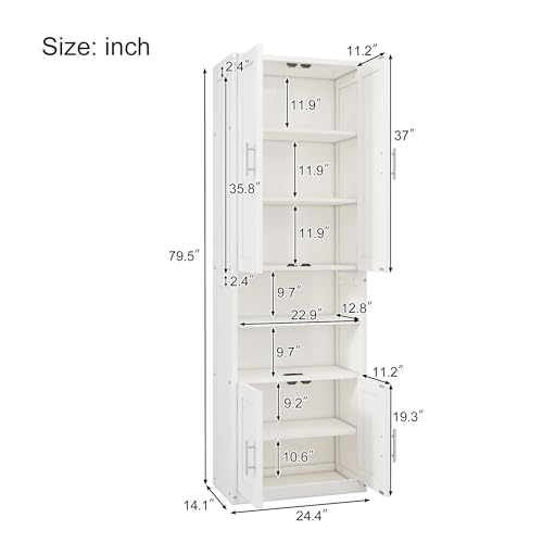Queen Murphy Bed with 2 Side Cabinet Storage Shelf, Metal Frame, Brown J6424