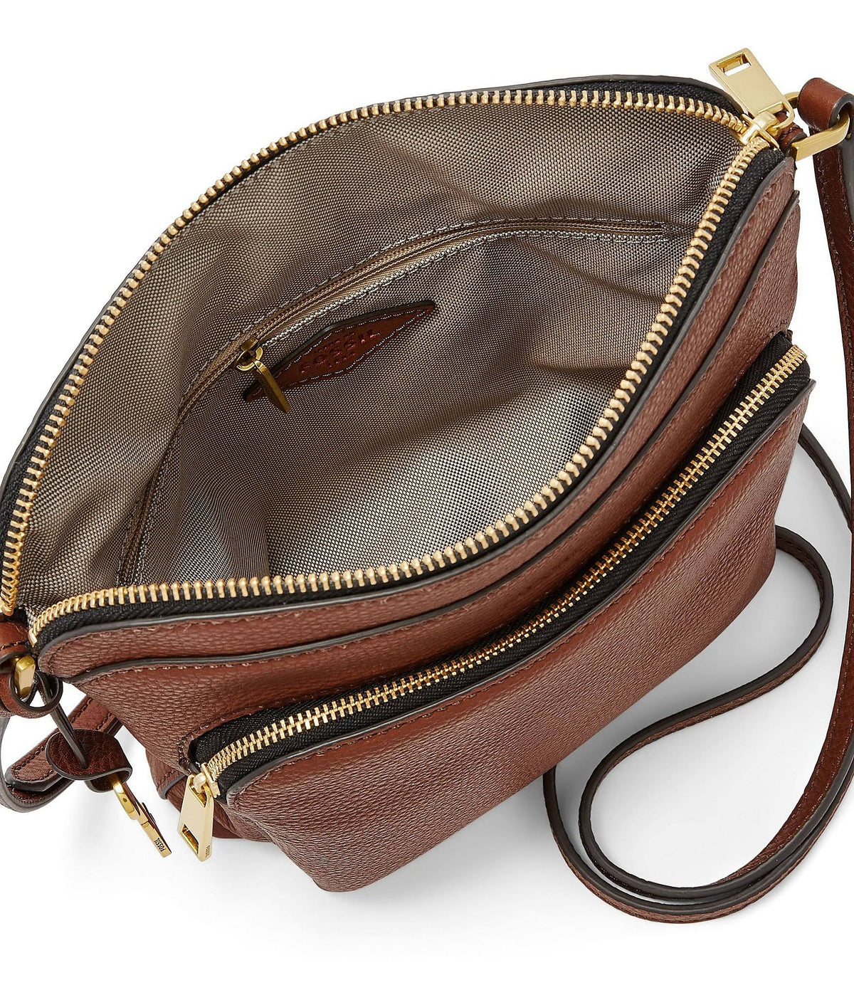 Black Leather Crossbody H98585