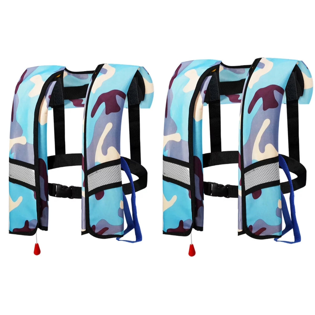 2Pack Automatic Inflatable Life Jacket with Whistle W9741