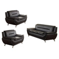 3 Piece Black Living Room Set L2903