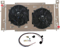 Full Aluminum Radiator & Fan Shroud & Thermostat Relay Kit N136