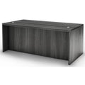 72 in. Grey Steel Conference Front Desk F517051