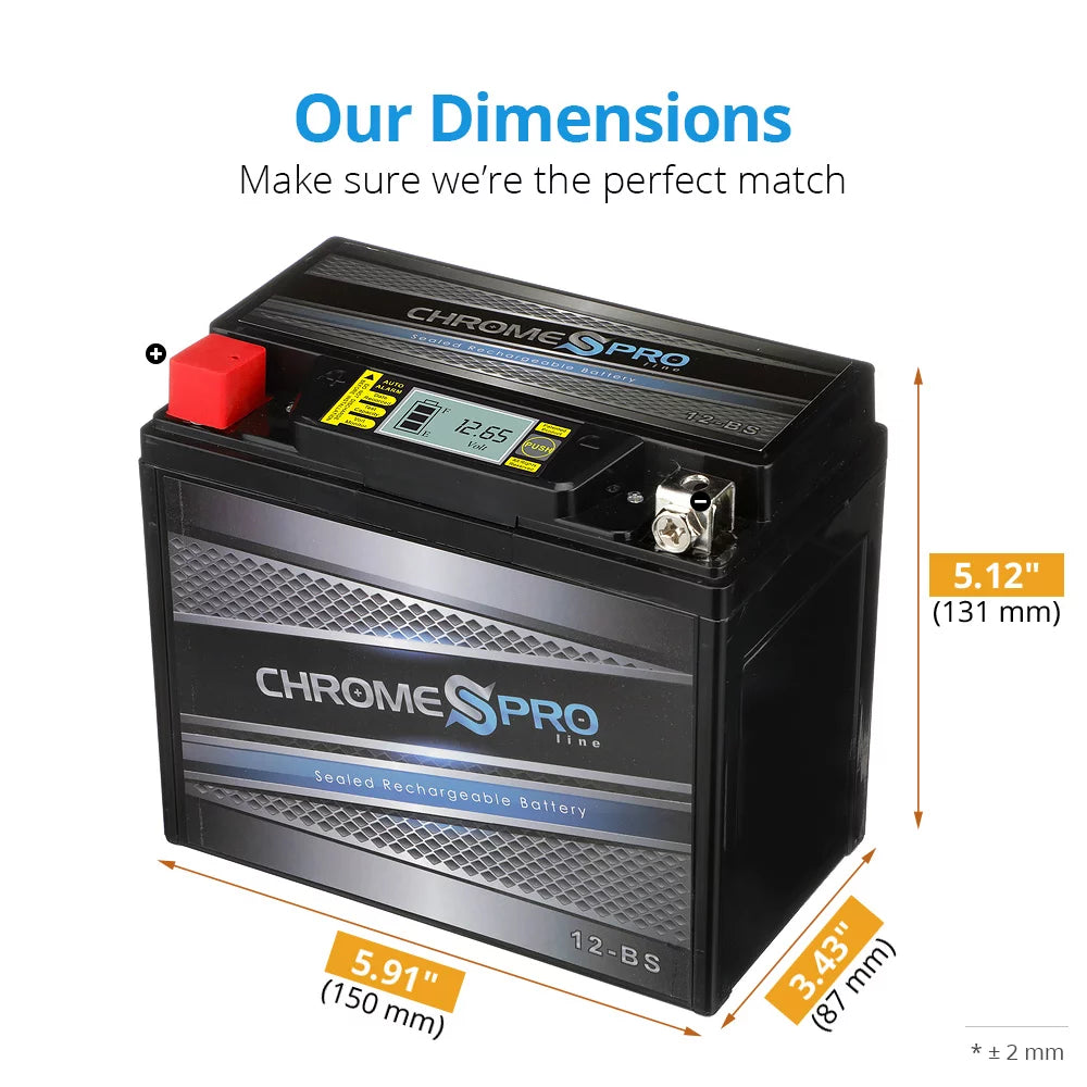 12-Bs Power Sports Battery F856