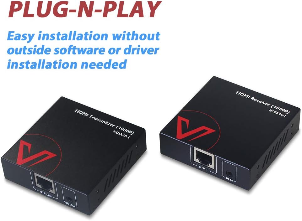 HDMI Extender Over Cat5e/6a/7 with IR Remote Control I190456