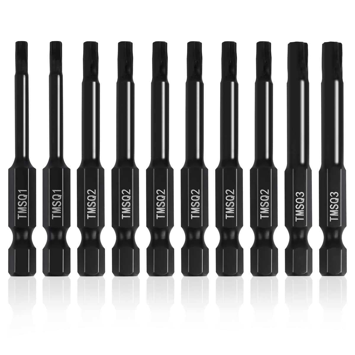 8 Point Star Bit Set 2 Square Drive Torx Bits G1671