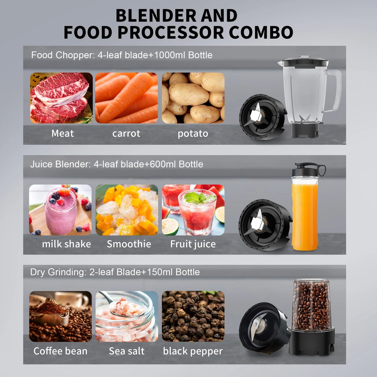 1000W BPA-Free Smoothie Blender I491