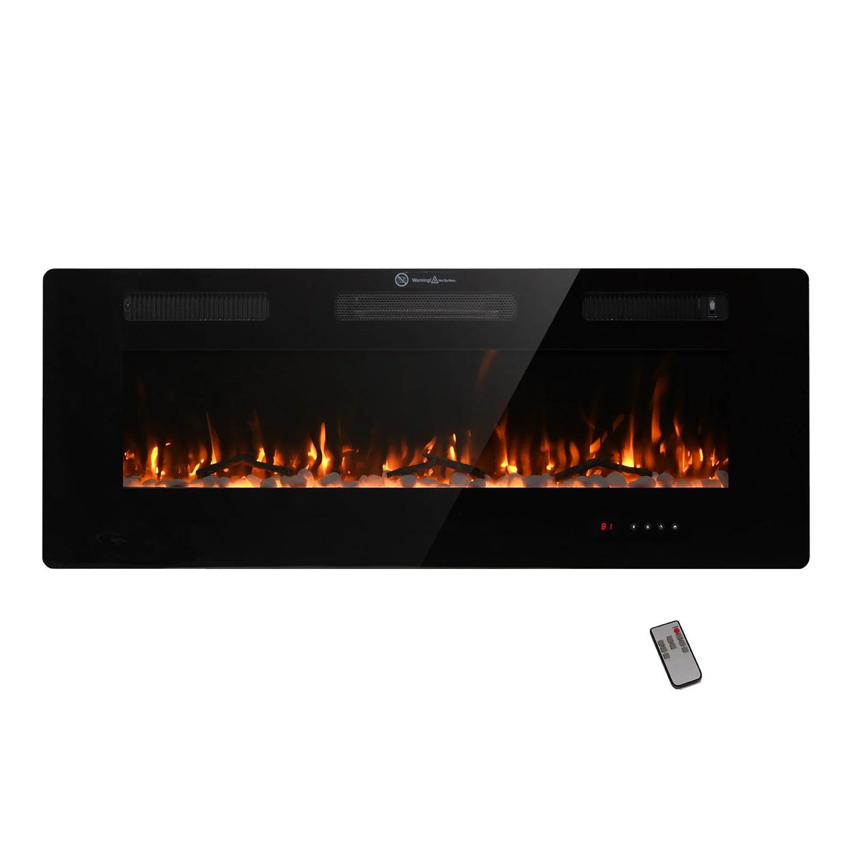 60" Wall Mounted Electric Fireplace W27933