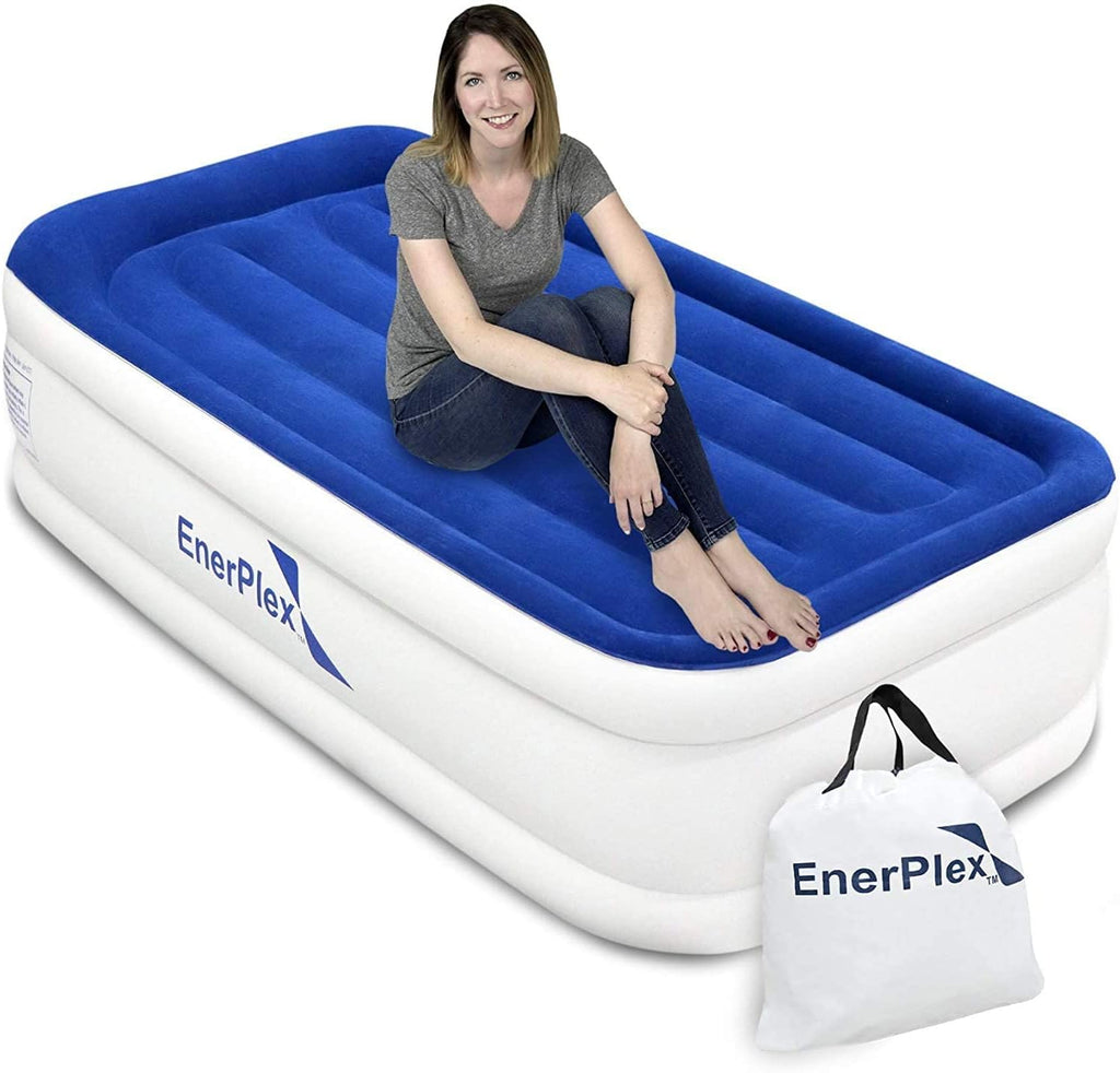 Twin Air Mattress with Built-in Dual Pump T24151